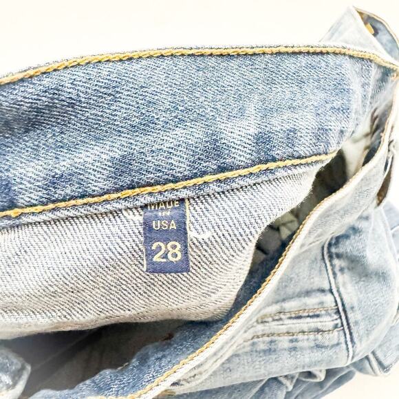 Ramy Brook Carpenter Style Cargo Denim Jeans Light Wash D08235024 Size 28 - Picture 6 of 9